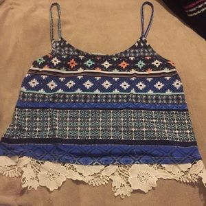 Charlotte Russe printed shirt